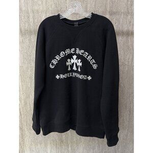 Chrome Hearts Hollywood Black Sweatshirt Pullover Crewneck Unisex